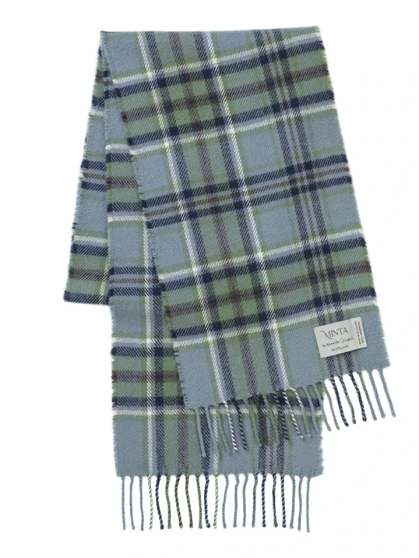 [Sold Out] Beech Dappled Skies Tartan Scarf - Image 4