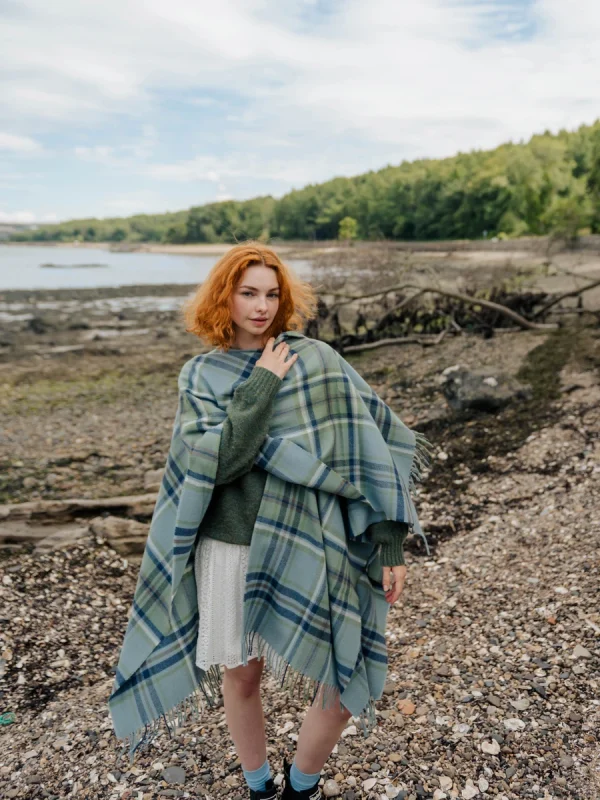 Beech Dappled Skies Tartan Serape - Image 9