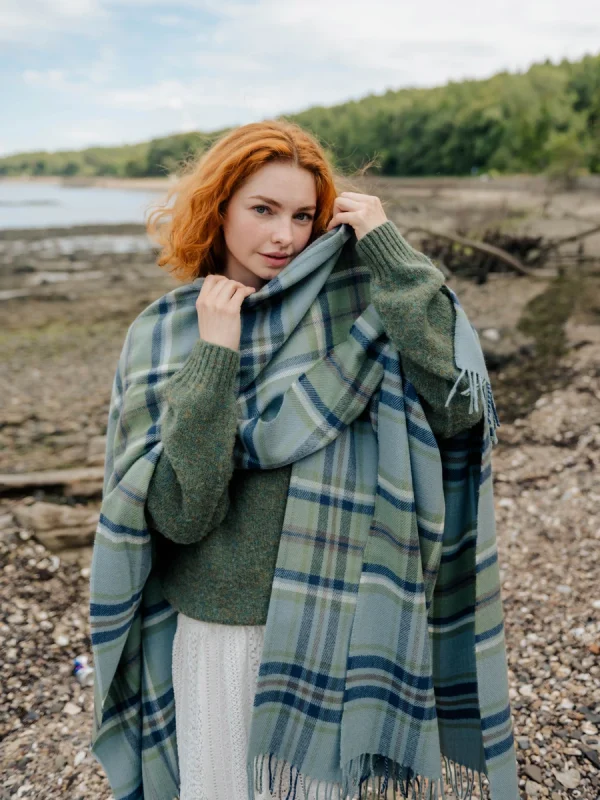 Beech Dappled Skies Tartan Serape - Image 12