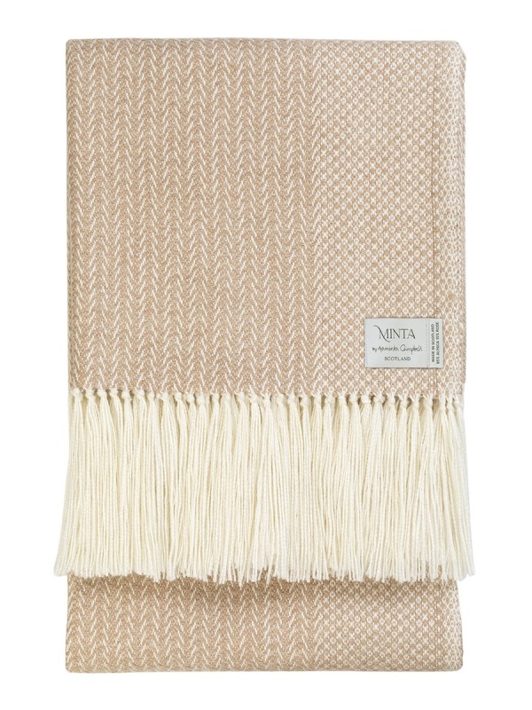 Caramel Alpaca Woodland Inkcap Throw - Image 9