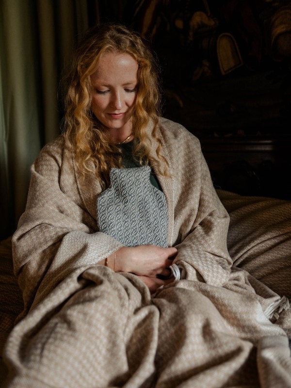 Grey Fern Alpaca Hot Water Bottle - Image 4