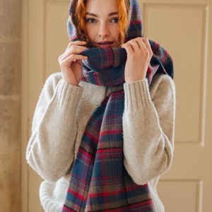 Highlands at Dusk Tartan Shawl