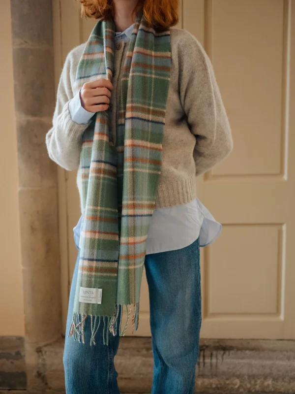 Highlands at Dawn Tartan Scarf - Image 3