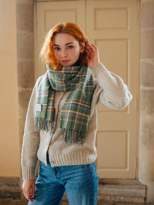 Highlands at Dawn Tartan Shawl - Image 7
