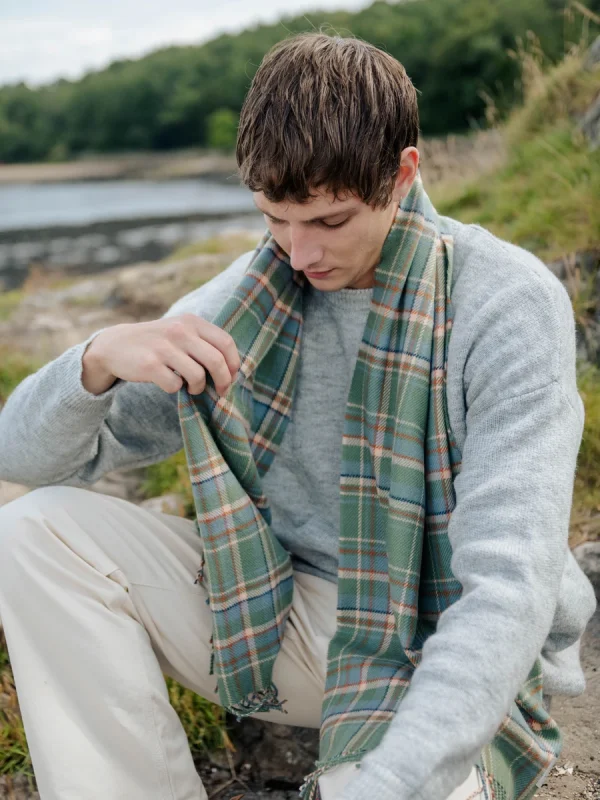 Highlands at Dawn Tartan Scarf - Image 7