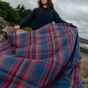 Highlands at Dusk Tartan Throw