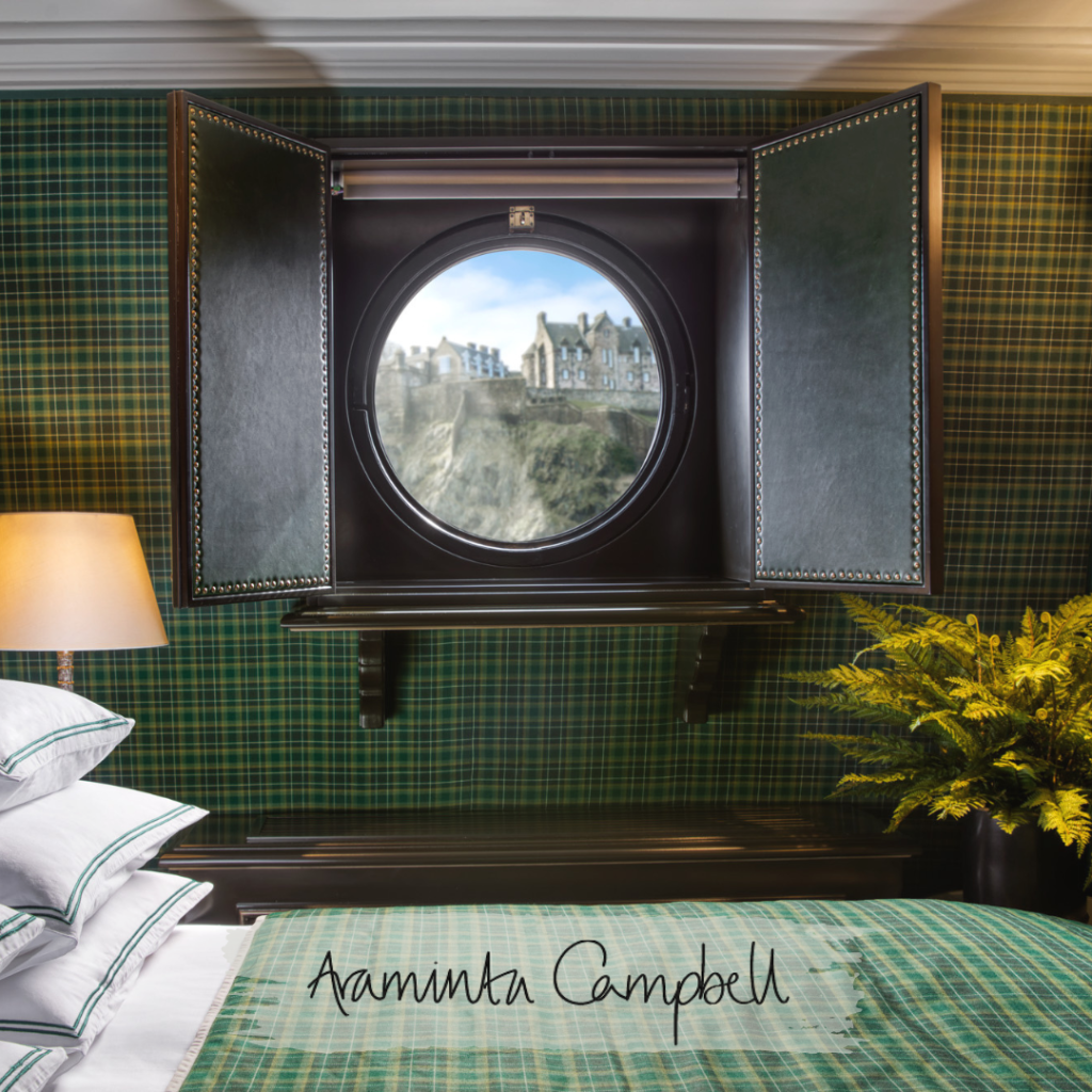 Araminta Campbell's Bespoke Tartans for 100 Princes Street