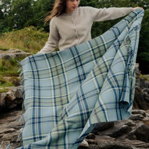 Beech Dappled Skies Tartan Throw