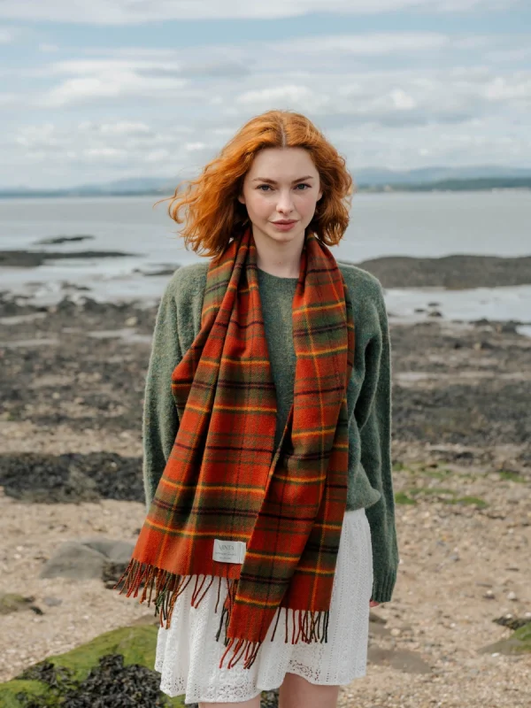 Autumn Woodland Walk Tartan Scarf - Image 9