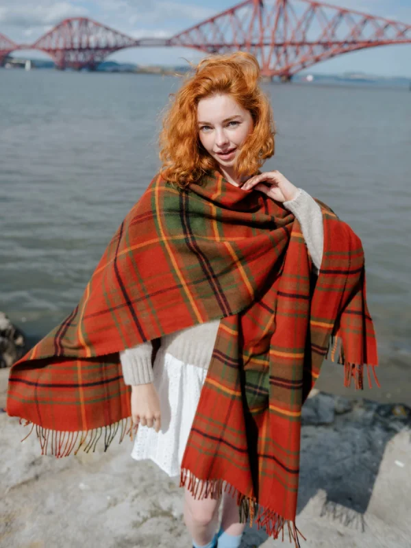 Autumn Woodland Walk Tartan Serape - Image 10