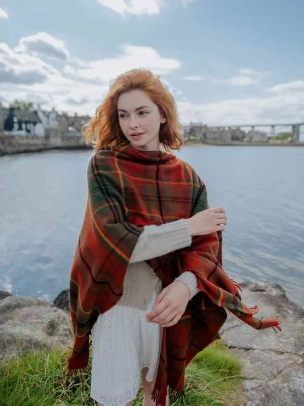 Autumn Woodland Walk Tartan Serape - Image 9