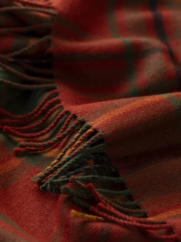 Autumn Woodland Walk Tartan Throw - Image 2