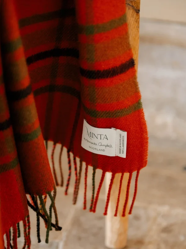 Autumn Woodland Walk Tartan Throw - Image 6