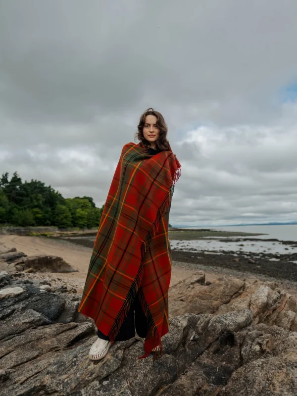 Autumn Woodland Walk Tartan Throw - Image 3