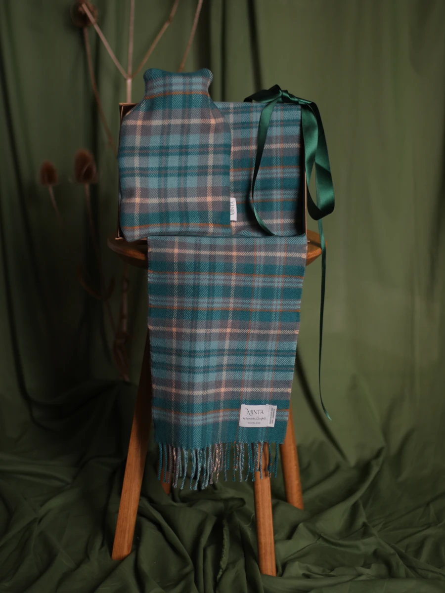 Tartan Scarf & Hot Water Bottle Gift Box - Image 6