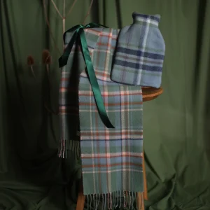 Tartan Scarf & Hot Water Bottle Gift Box