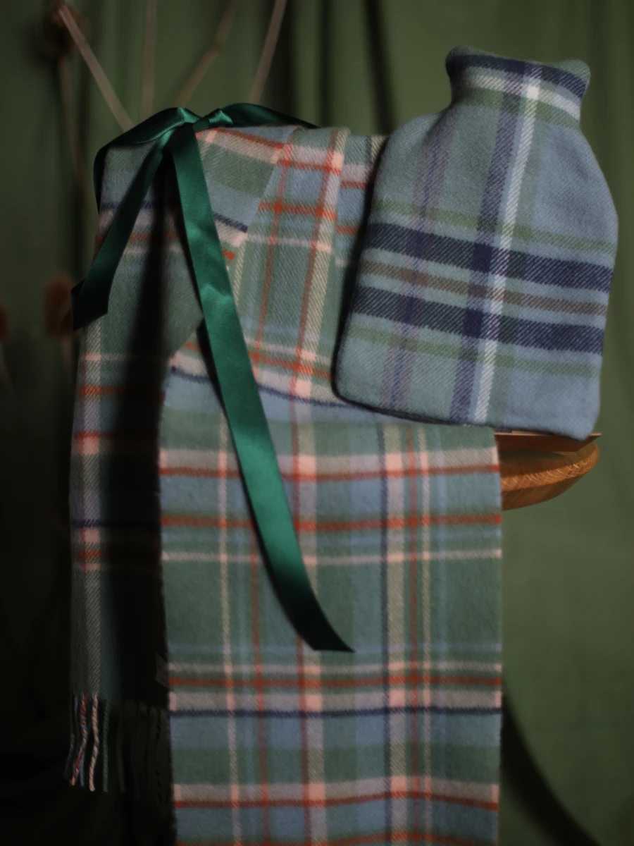 Tartan Scarf & Hot Water Bottle Gift Box - Image 3