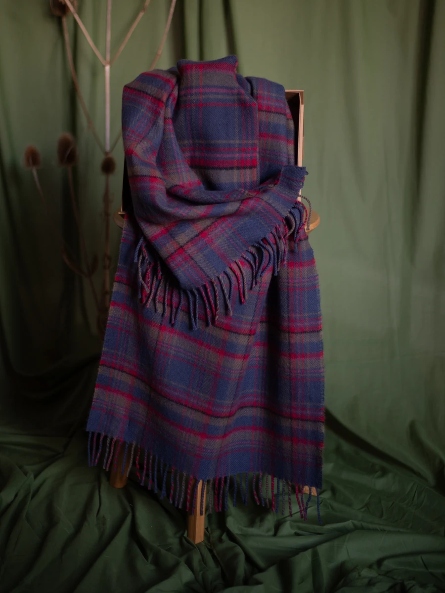 Tartan Shawl & Hot Water Bottle Gift Box - Image 4