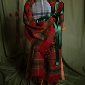 Tartan Shawl & Hot Water Bottle Gift Box
