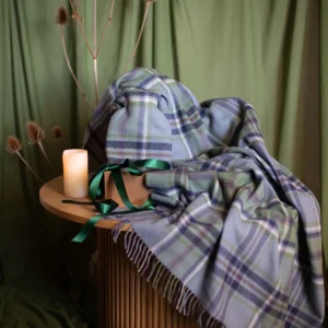 Tartan Throw & Hot Water Bottle Gift Box