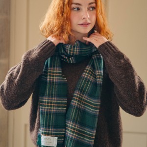 Amber Riverbank Tartan Scarf