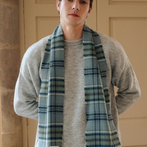 [Sold Out] Beech Dappled Skies Tartan Scarf | End of Limited Edition Pieces