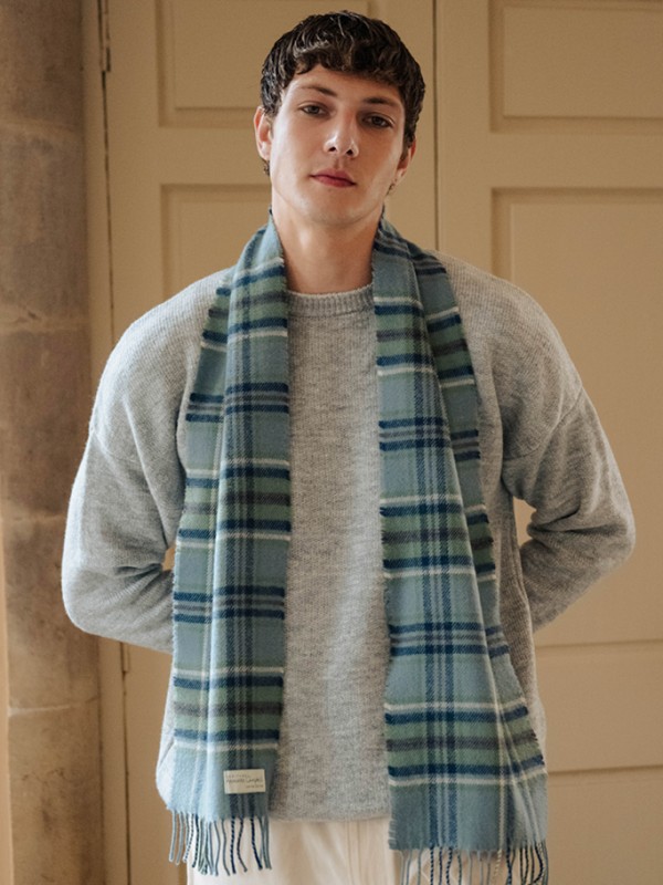 [Sold Out] Beech Dappled Skies Tartan Scarf