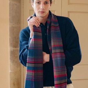 Highlands at Dusk Tartan Scarf
