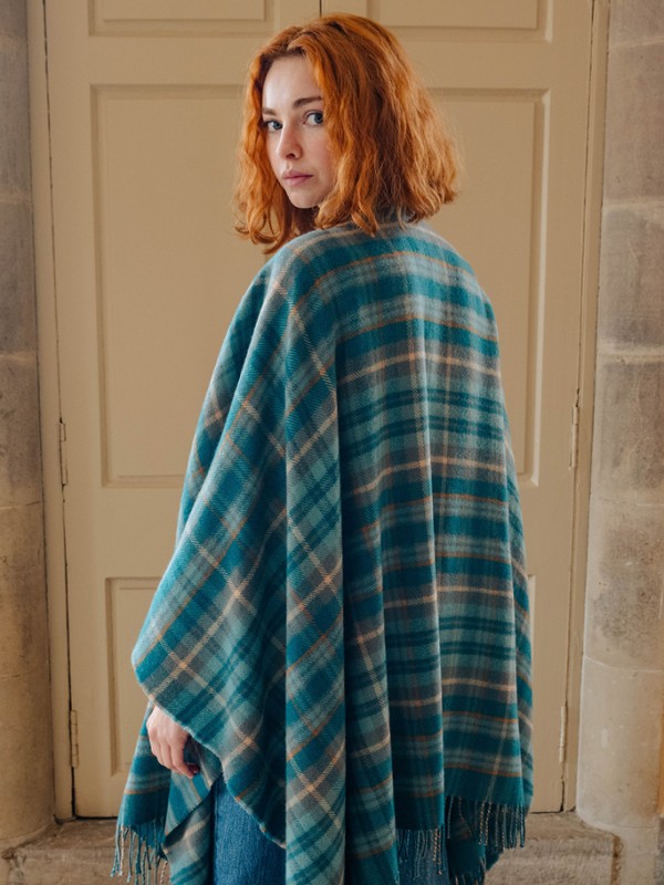West Coast Waters Tartan Serape