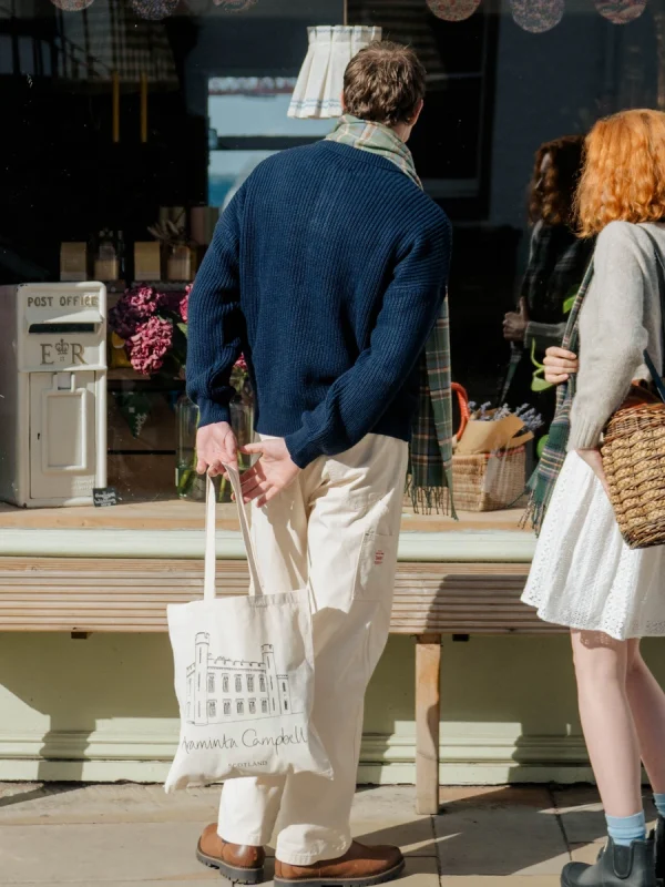 Atelier Linework Cotton Tote Bag - Image 4