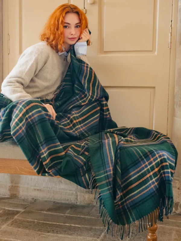 Amber Riverbank Tartan Throw - Image 6