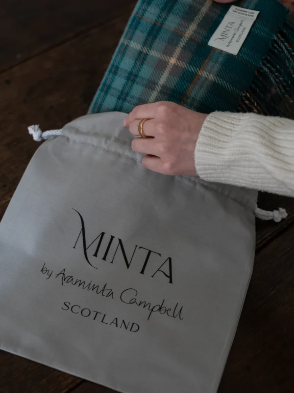 Amber Riverbank Tartan Scarf - Image 13
