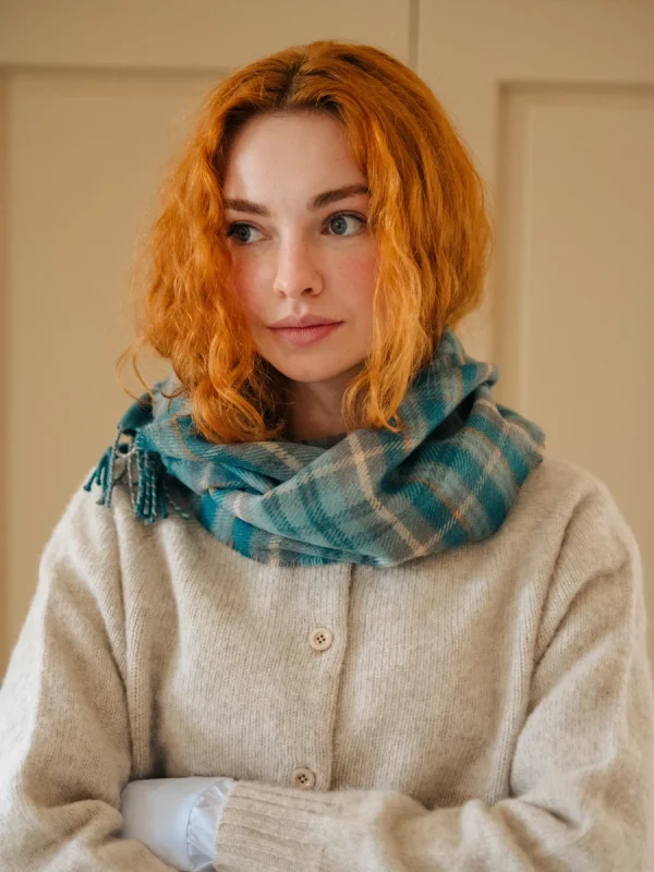 West Coast Waters Tartan Scarf - Image 3
