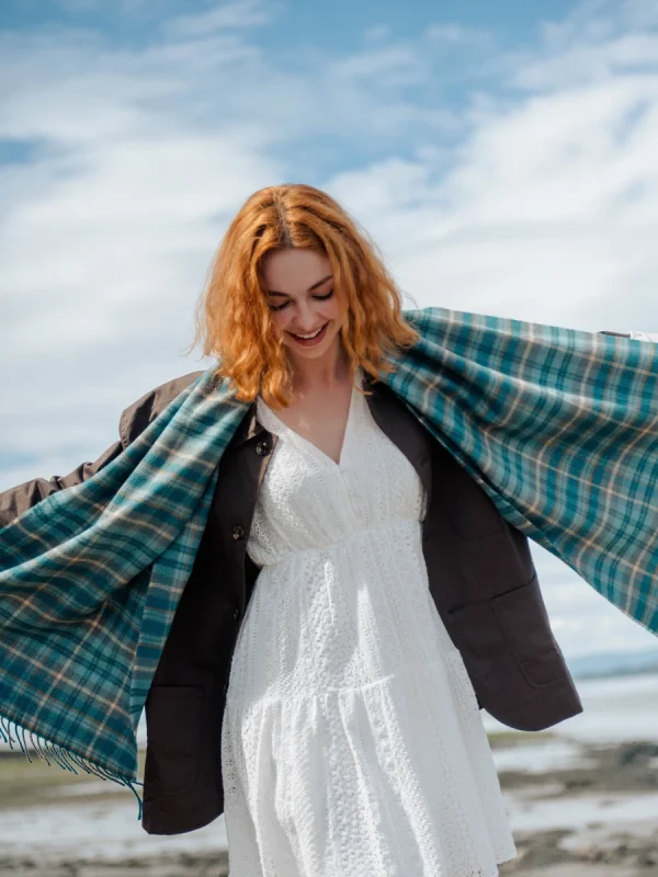 West Coast Waters Tartan Shawl - Image 9