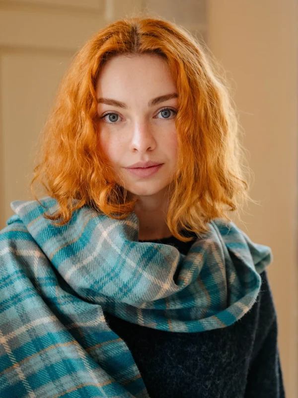 West Coast Waters Tartan Shawl - Image 6