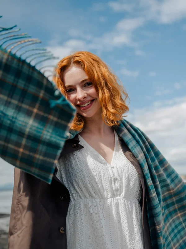 West Coast Waters Tartan Shawl - Image 11