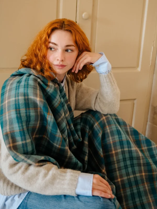 West Coast Waters Tartan Throw - Image 7