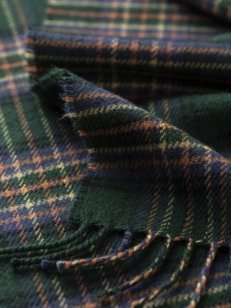 Amber Riverbank Tartan Scarf - Image 10