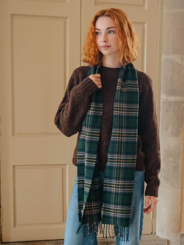 Amber Riverbank Tartan Scarf - Image 3