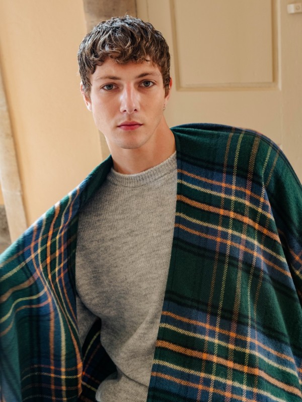 Amber Riverbank Tartan Serape - Image 5