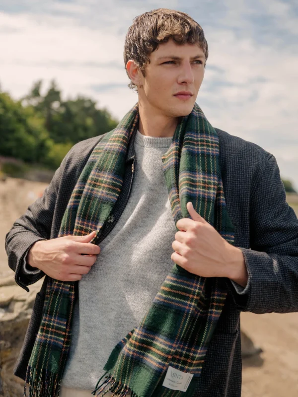 Amber Riverbank Tartan Scarf - Image 6