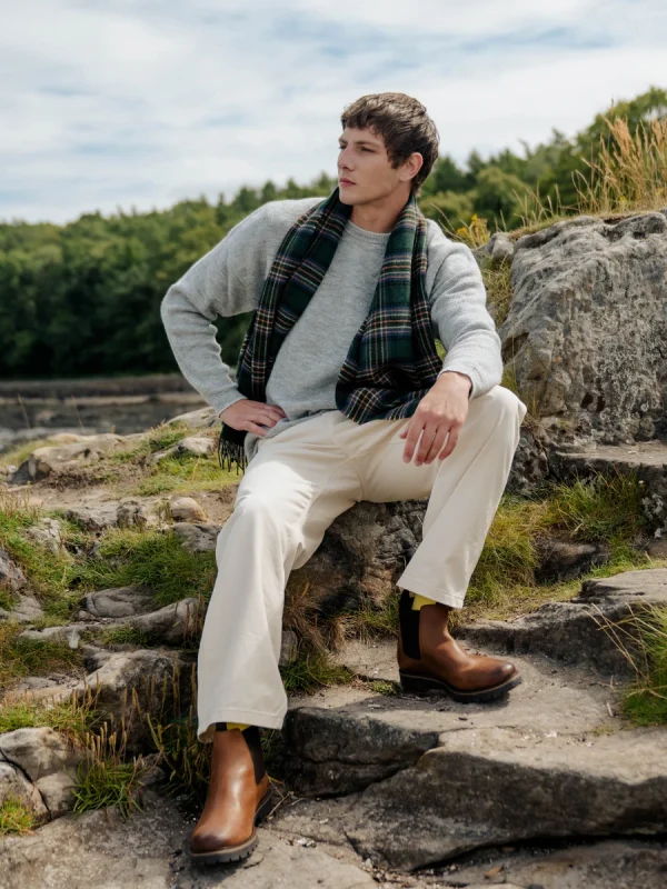 Amber Riverbank Tartan Scarf - Image 7