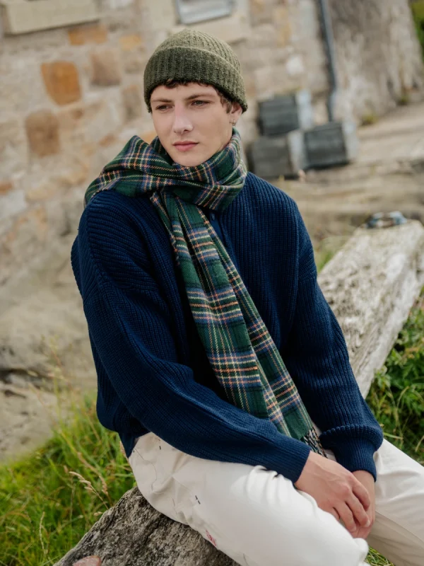 Amber Riverbank Tartan Shawl - Image 9