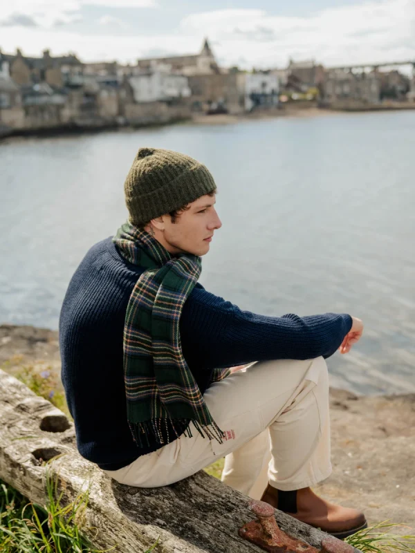 Amber Riverbank Tartan Scarf - Image 9