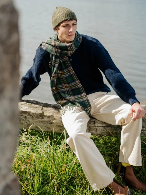 Amber Riverbank Tartan Shawl - Image 7