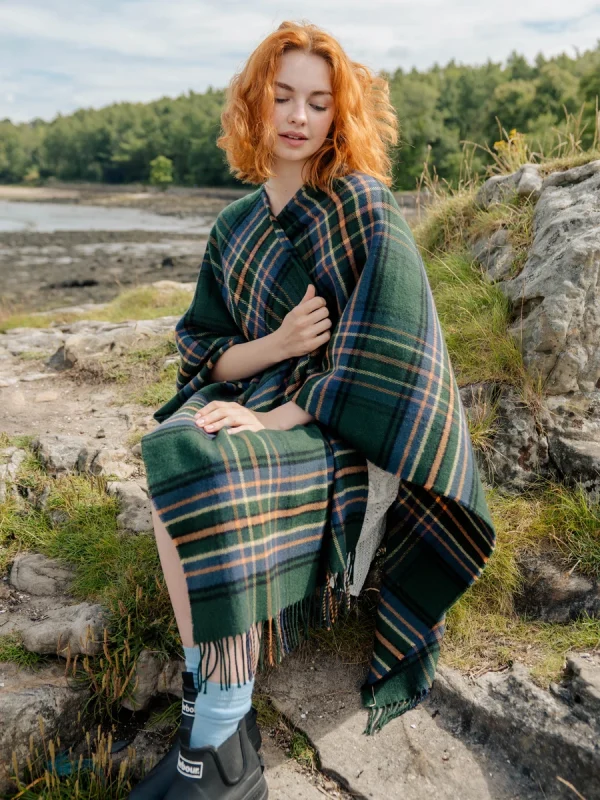Amber Riverbank Tartan Serape - Image 8
