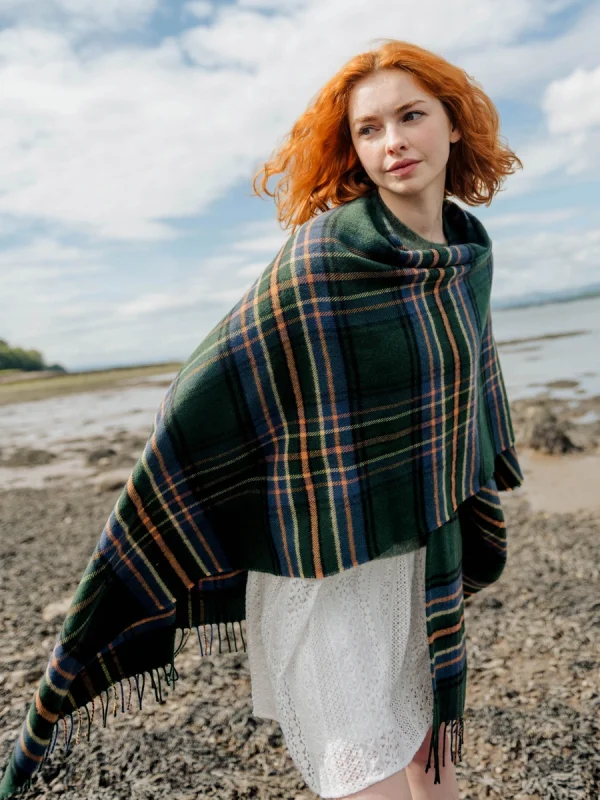 Amber Riverbank Tartan Serape - Image 9