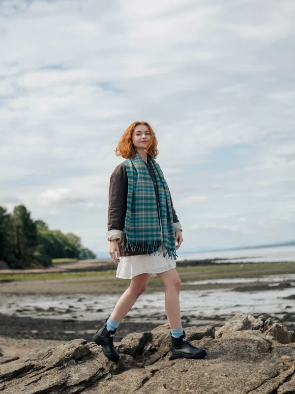West Coast Waters Tartan Scarf - Image 8
