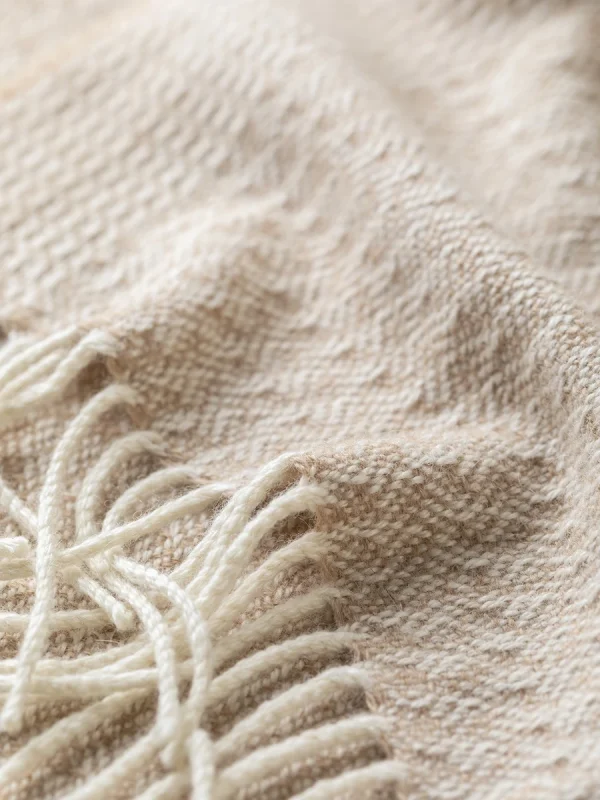 Caramel Rippling Barley Wide Scarf - Image 14