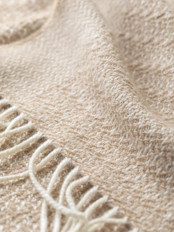 Caramel Harvest Grain Blanket Scarf - Image 12